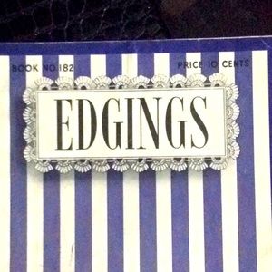Vtg 23 page Edgings Magazine from 1942.  Clarks.